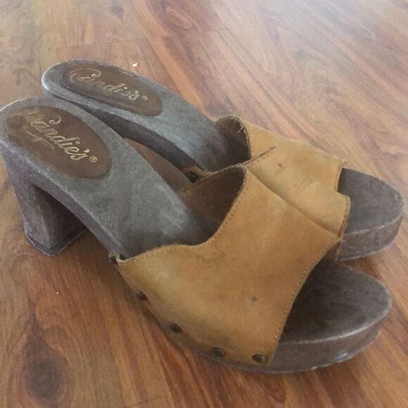 Vintage candies, chunky slip on clogs sandals, size 10 - Picture 1 of 8